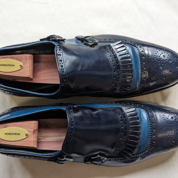 Prada Patent Leather Lasercut Accents Dress Loafers Size 8.5
